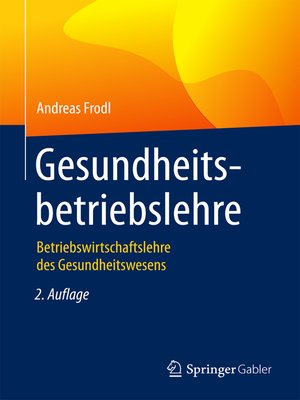 cover image of Gesundheitsbetriebslehre